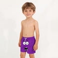 thumbnail image 3 of Boys Swim Trunks, Quick Dry Kids Beach Shorts with Pockets, Toddler Swimwear with Drawstring Elastic Waist, Casual Pool Shorts for Summer Vacation, Multi Color Solid Print, 3 of 8