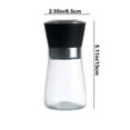 thumbnail image 3 of Seasoning Jars Qwtwty Manual Pepper Grinder Stainless Steel Glass Bottle Pepper Powder Sea Saltes Spice Grinding Bottle Kitchen Seasoning Bottle on Clearance, 3 of 6