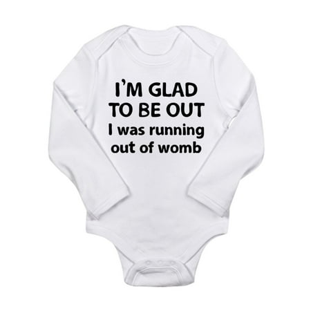 

CafePress - Running Out Of Womb Body Suit - Long Sleeve Infant Bodysuit