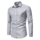 thumbnail image 2 of Camisa de Manga Larga Con Solapa de Botones Sueltos Sin Planchar Estampada Para Hombre Odeerbi  ODB-6, 2 of 8