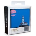 thumbnail image 2 of Chicago, Illinois, Lighthouse and Moon (Absorbent Ceramic Coasters Set of 4 Matching Images, Cork Back, Kitchen Table Decor), 2 of 3