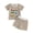 Z011-Coffee, variant on Akiihool Toddler Clothes Boys Baby Boy Summer Clothes Infant Toddler Outfit Letter Graphic Print Short Sleeve T-Shirt Tops and Casual Shorts Set(Pink,12-18 Months)