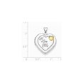 thumbnail image 2 of Sterling Silver With Gold-Flashed21mm Heart Locket - 2.5 Grams, 2 of 2