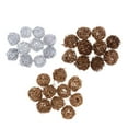 thumbnail image 6 of 5cm Round Wicker Rattan Balls - Decorative Balls for Bowls, Vase Filler, Coffee Table Decor, Wedding Party Centerpieces Confetti, 10, 6 of 8