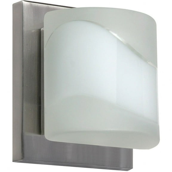 Besa Lighting - Paolo - 5.5 Inch 5W 1 LED Mini Wall Sconce-Satin Nickel