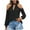 Black, variant on Women Fall Clothes Trendy Off The Shoulder Tops Western 3/4 Sleeve Shirts Graphic Sweatshirts Trendy Plus