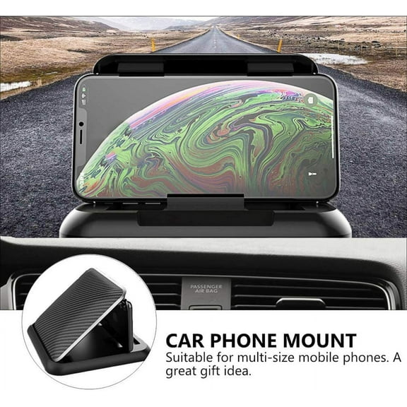 sruoe Cell Phone Car Mount Universal Cell Phone Stand Mount for Dashboard & Windshield & Air Vent Car Accessories for iPhone, Samsung Galaxy, Google Pixel, GPS, Mini Tablet