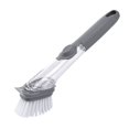 thumbnail image 1 of 1pcs+4 Head Cleaing Brush Plate Washing Brush With Liquid Dispenser, 1 of 5