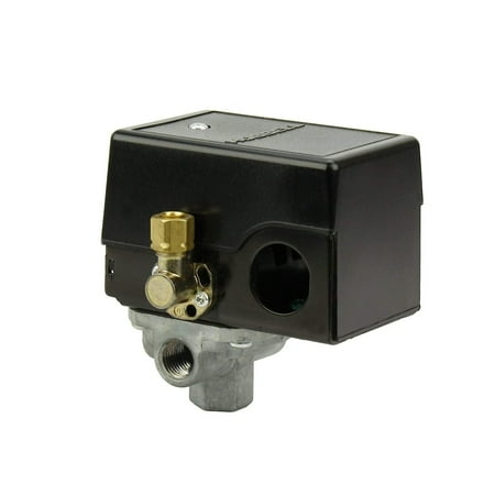 

Pressure switch for air compressor made by HYYYYH / Hubbell 69JF7LY2C 95-125 Four port w/ unloader & on/off lever