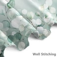 thumbnail image 3 of 72x80 Inches Green Leaves Shower Curtain Watercolor Eucalyptus Leaves Sage Spring Leaf Plant Shower Curtains for Bathroom Bathtub Home Decor Waterproof Polyester Fabric with Hooks, 3 of 5
