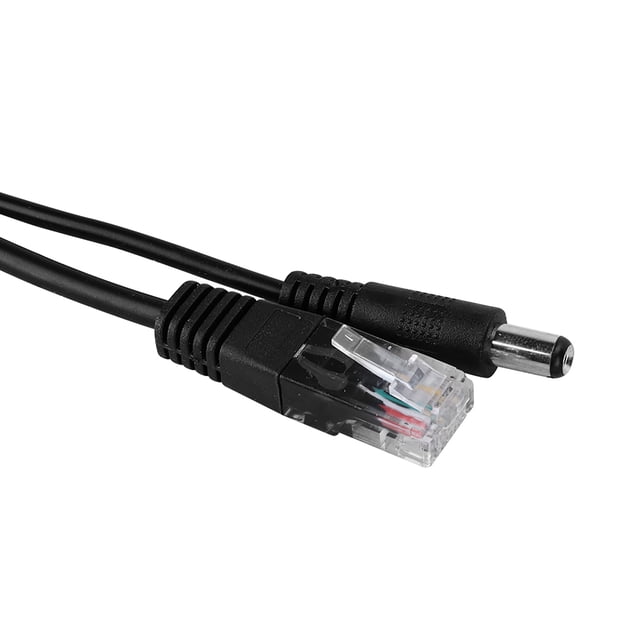 48V A 12V, Divisor de cable Inyector Poe 48V Poe Conectores Adaptador 12V 0,5A Fuente para