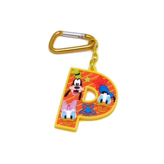Mickey and Friends Letter P Laser Cut Keychain