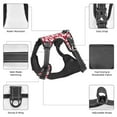 thumbnail image 6 of Bingfone Red Flowers No Pull Dog Vest Harness For Small Medium Large Dogs Strap For Puppy Walking,Training,Dog Harness-Medium, 6 of 9