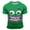 Green, variant on Mens T Shirts Spring Summer Casual Emoticon Printed Crew Neck Short Sleeved Funny Graphic Tees Blue L