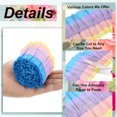 thumbnail image 4 of Uxcell 8Pcs Crepe Paper Streamers, 9.84ft Decoration Paper Blue, Yellow, Light Purple, 4 of 6