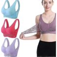 thumbnail image 1 of unique 3pcs Tourmaline Shaping & Powerful Lifting Bra, Tourmaline Shaping Wireless Bra, Front Cross Side Buckle Lace Lifting Bra, 1 of 5
