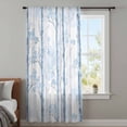 thumbnail image 4 of Blue Grey Branches Sheer Curtains 45 Inches Long, Vintage Blue Forest Gray Light Filering Curtains, Breathable Simi Curtain Privacy Drapes for Kitchen Bathroom Lightweight Small Window Treatment, 4 of 9