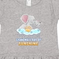 thumbnail image 4 of Inktastic Grandma's Ray Of Sunshine Cute Elephants Rainclouds and Sun Girls Toddler Dress, 4 of 5