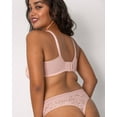 thumbnail image 3 of No-Show Lace Thong - Blushing Rose, 3 of 4