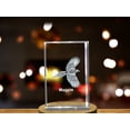 thumbnail image 3 of Magpie 3D Engraved Crystal 3D Engraved Crystal Keepsake/Gift/Decor/Collectible/Souvenir, 3 of 6