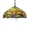thumbnail image 4 of Meyda Lighting 20" Wide Tiffany Hanginghead Dragonfly Pendant, 4 of 6
