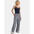 thumbnail image 2 of No Boundaries Pleat Wide Leg Trousers, 31" Inseam, Women's, 2 of 5