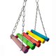 thumbnail image 5 of Mascota 3pcs juguetes para pájaros pájaros escalera de madera pájaro Jugo Jugo Swinter Juguete Nido Tejido Natural Nido Colgante Para Pequeños Periquitos Cockatiels Conureza Maca, 5 of 7