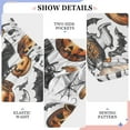thumbnail image 4 of Hand Drawn Halloween Style Patterns Pajama Pants Soft Lightweight Lounge Pants Bottoms Sleep Pants Warm Comfy, 4 of 9