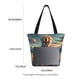 thumbnail image 3 of Balery Meditating Golden Retriever Bolsa de Hombro con Diseño, Bolsa Grande y Duradera, Bolsa Versátil para Compras, 3 of 6