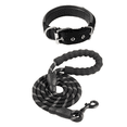 thumbnail image 1 of Correa Reflectante Para Perros Malubero Negro Collar 2pz, 1 of 5