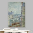thumbnail image 3 of wall26 Canvas Print Wall Art View of Paris from Rue Lepic by Vincent Van Gogh Classic Historic Illustrations Fine Art Decorative Rustic Multicolor Colorful for Living Room, Bedroom, Office - 12", 3 of 5
