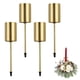 thumbnail image 2 of Portavelas de Adviento Wosthever 4 piezas dorada para velas cónicas, 2 of 6