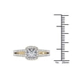 thumbnail image 4 of 1 Carat T.W. Diamond Split-Shank Single Halo 14kt Yellow Gold Engagement Ring, 4 of 4