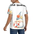 thumbnail image 2 of Hirioo Summer Gnome for Men's Baseball T-shirt Shirts Short Sleeve Casual Summer Button Stretch T Shirts,Size S-4XL-X-Large, 2 of 7