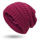 thumbnail image 1 of Gorro de lana de punto cálido con estilo protector para mujeres europeas y americanas de otoño e invierno en 9 colores, 1 of 6