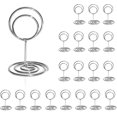 thumbnail image 1 of GFDYREE Ronteda Table Number Holders 20Pcs - 2 Inch Mini Table Number Stands Short Place Card Holder for Wedding Reception Party Graduation Restaurant Office Home Photo Picture Memo Display, 1 of 7