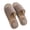 Coffee, variant on AUDeals Bear Slippers, Breathable Linen Cotton House Shoes with Non Slip Comfort for All Season Home Use (Navy, 9-9.5)