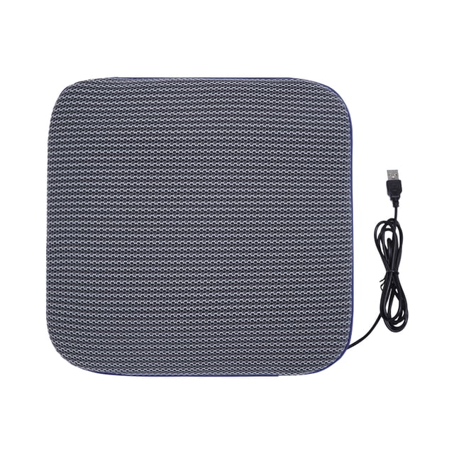 Usb to Usb Cable Summer Car Ventilation Cushion Portable Usb Fan Blowing Cushion Small Square Cushion Ventilation Breathable Cold Cushion Blowing Cushion with 4 Built-In Fans Fan for Car