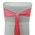 thumbnail image 2 of Darling Souvenir Pack Of 10 Satin Chair Sashes Bow Sash For Wedding & Events Supplies Party Decoration Chair Cover Sash - Colors Available, 2 of 6