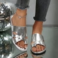 thumbnail image 5 of Bibifish Womens Slide Sandals Thin Strap Low Heel Open Toe Sandals Elegant Casual Summer Shoes, 5 of 7