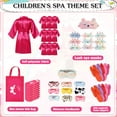 thumbnail image 2 of Suministros para fiestas de spa Bonuci, 50 unidades, para niñas, con bata y pantuflas, 2 of 6