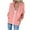 Pink, variant on Lovskoo Women's Sweatshirts Casual Full Zip Up Plush Hoodie Comfy Slim Solid Sweatshirt Long Sleeve Jacket With Pockets Yellow