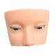 thumbnail image 3 of Eyelash Mannequin Head Práctica de maquillaje Modelo de extensión de las pestañas de silicona suave portátil para artistas principiantes Enseñanza Pestañas rizadas, 3 of 8