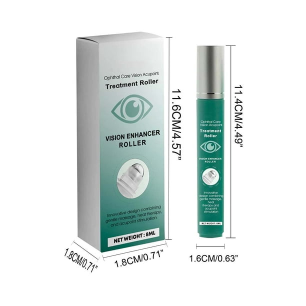 Herunwer Ophthal Care Vision Acupoint Treatment Roller, Eye Massage Therapy Tool for Vision Enhancement