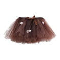thumbnail image 3 of Women's Tutu Skirt Vintage Polka Dots Ballet Bubble Dance Skirts (Brown S), 3 of 4