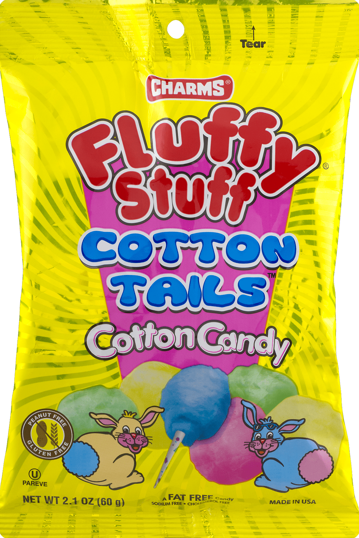 Charms Fluffy Stuff Cotton Candy 2.5 Oz