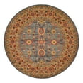 thumbnail image 3 of Unique Loom Edinburgh Collection Area Rug - Monroe (8' Round Blue/Brown), 3 of 6