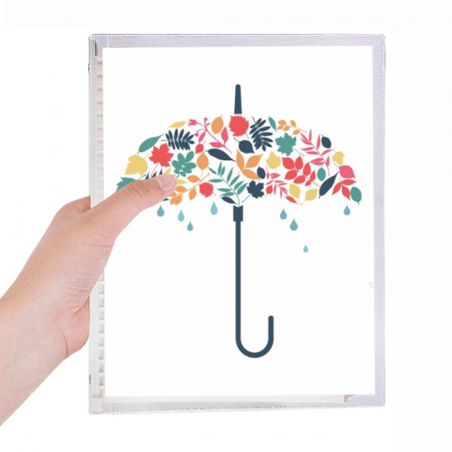 umbrella drip rain weather notebook loose diary refillable journal stationery