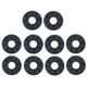 thumbnail image 1 of 10 piezas de cerraduras de correa de guitarra, cerraduras de correa de silicona, bloques de correa de guitarra de goma Negro, 1 of 9