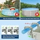 thumbnail image 3 of Billuyoard Gel de sílice fácil de mantener estante de cerveza junto a la piscina con portavasos materiales de natación al aire libre Almacenamiento y organización del hogar gris, 3 of 6